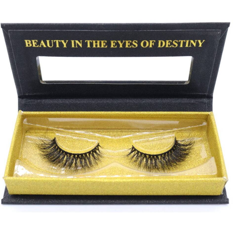 Experience the ultimate in luxurious lashes with these mink falsies - featuring a stylish, curled design that will take your look to the next level.