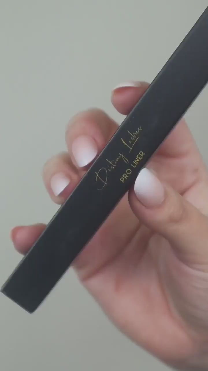 Make a statement with our black Pro Liner - an innovative eyeliner and lash adhesive that simplifies your beauty routine